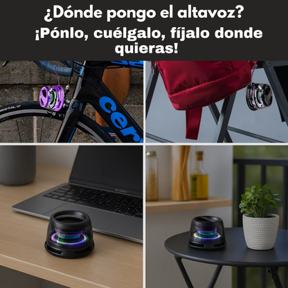 GuaadeShop™ – Parlante Magnético G200 para celular y superficies metálicas
