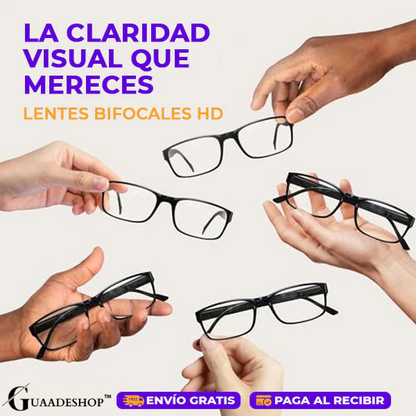 Lentes Bifocales | Pack de 2 para Ver De Lejos Y Cerca 100 A +400