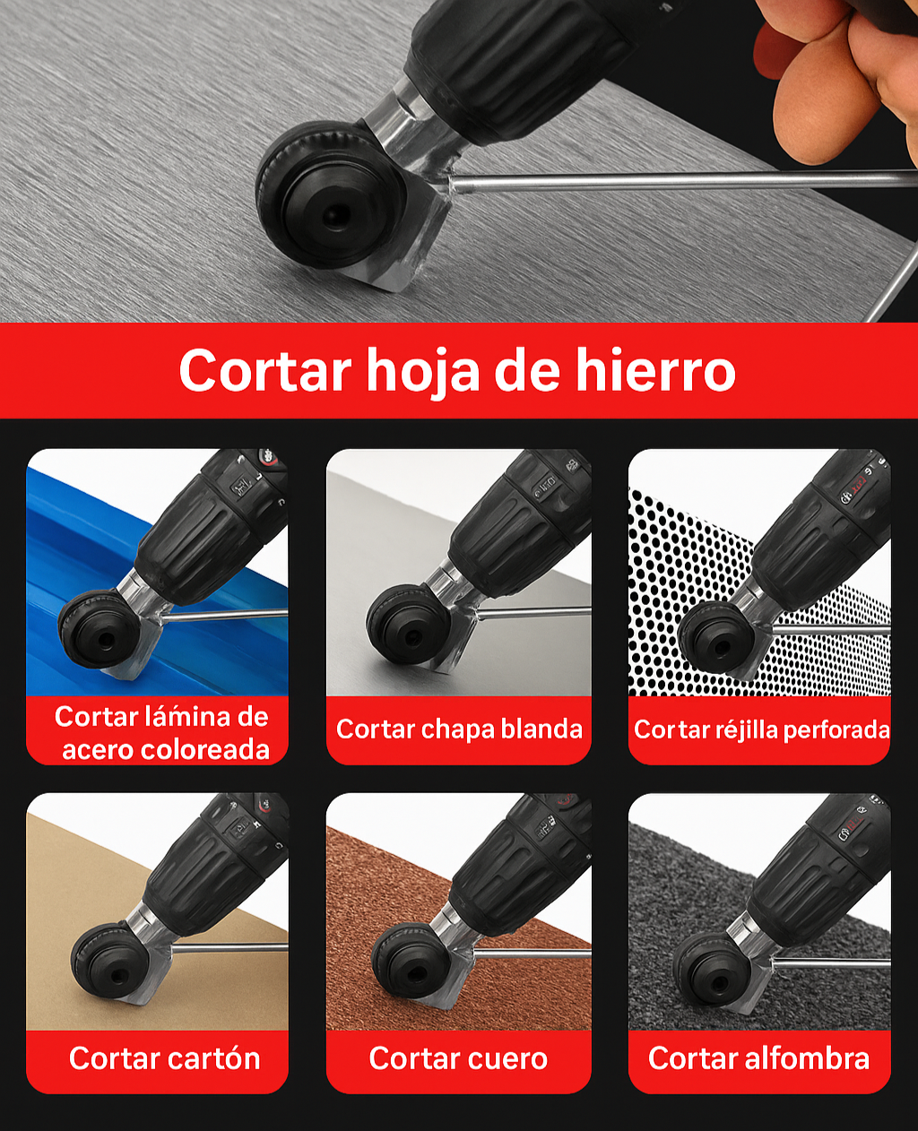 Guaadeshop™ Cizalla Eléctrica Universal